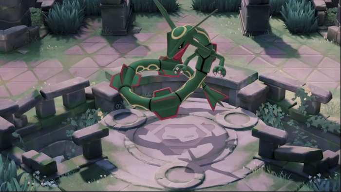 Rayquaza fight in pokemon unite
